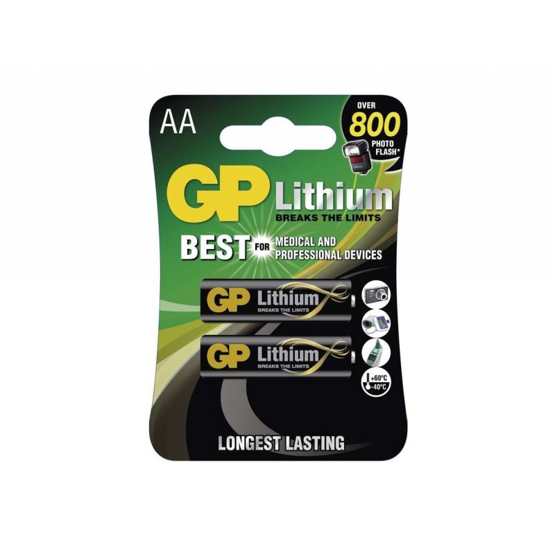 Batterien GP Lithium AA FR6, 1,5 V - 4 St.